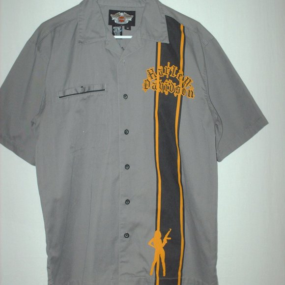 Harley--Davidson short sleeve shirt - size medium - Picture 2 of 8